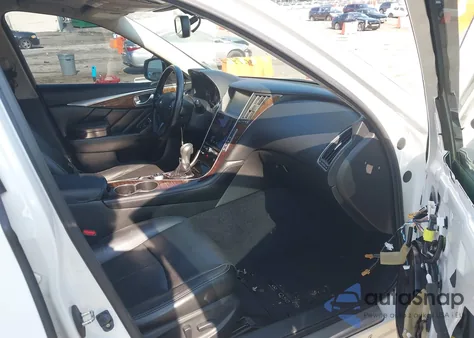 2014 Infiniti Q50 Premium z USA, uszkodzony, nr VIN JN1BV7AP3EM674130